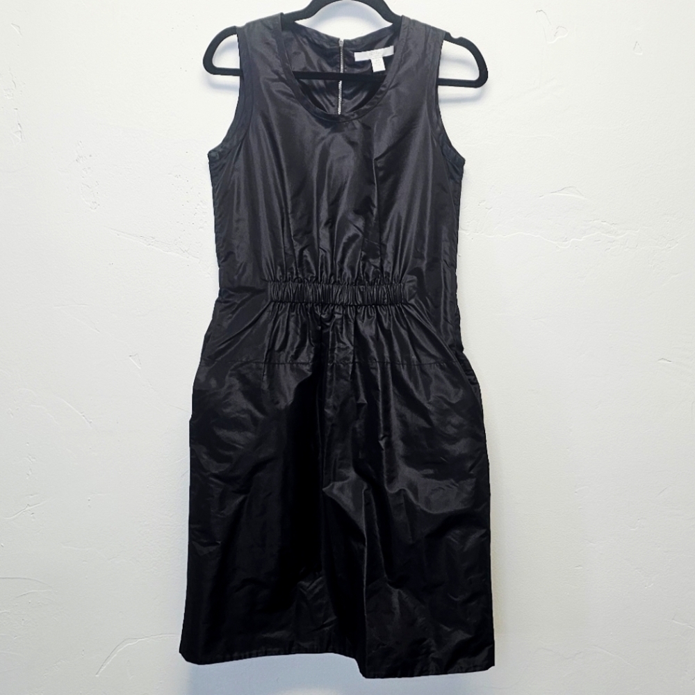 Bamford England Made In Italy 100% Silk Sleeveless Black Women's Dress Size 40